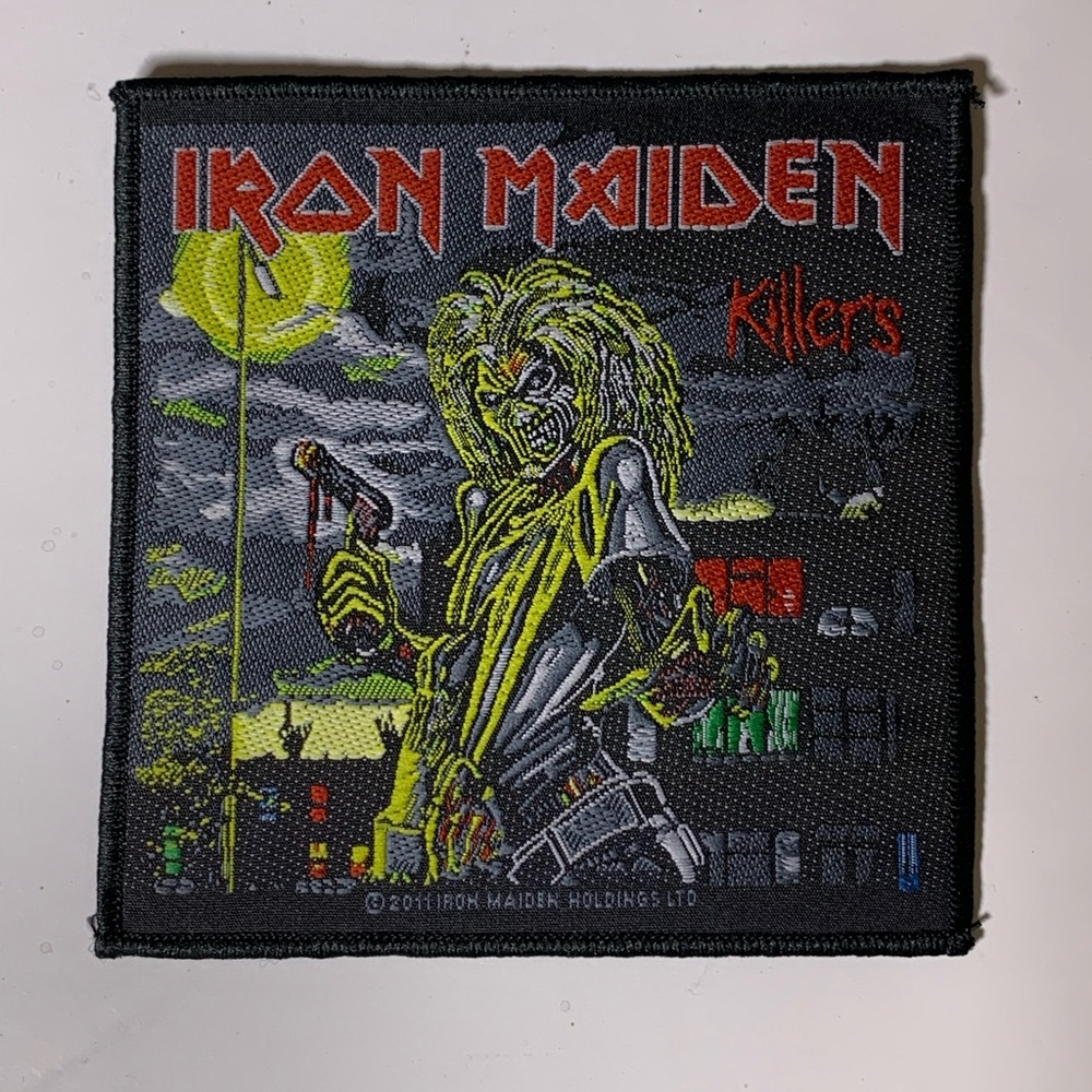 2011 iron maiden killers patch